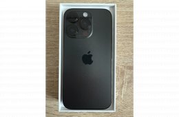 iPhone 14 Pro 128GB Space Black, 3mk fekete tokkal