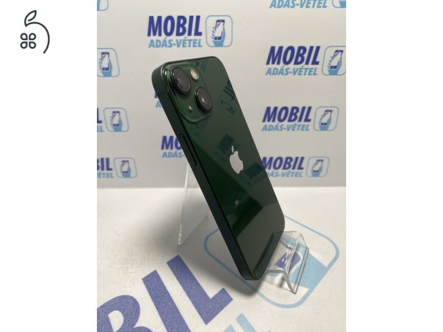 Apple iPhone 13 Mini 128GB Green - akku 87% - 12 hó garancia