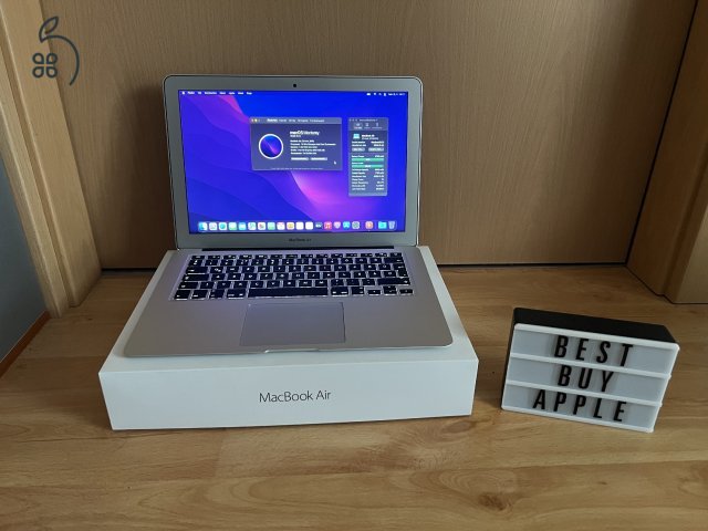 2017 MacBook Air 13 / i5 / 8GB / 128GB SSD / Magyar / 96% Aksi / Korrekt Áron Eladó ! ! !