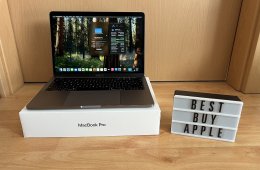 2019 MacBook Pro 13 TB / i5 2.4 GHz / 8GB / 256GB SSD / Magyar / Space Gray / Új Aksival ! ! !