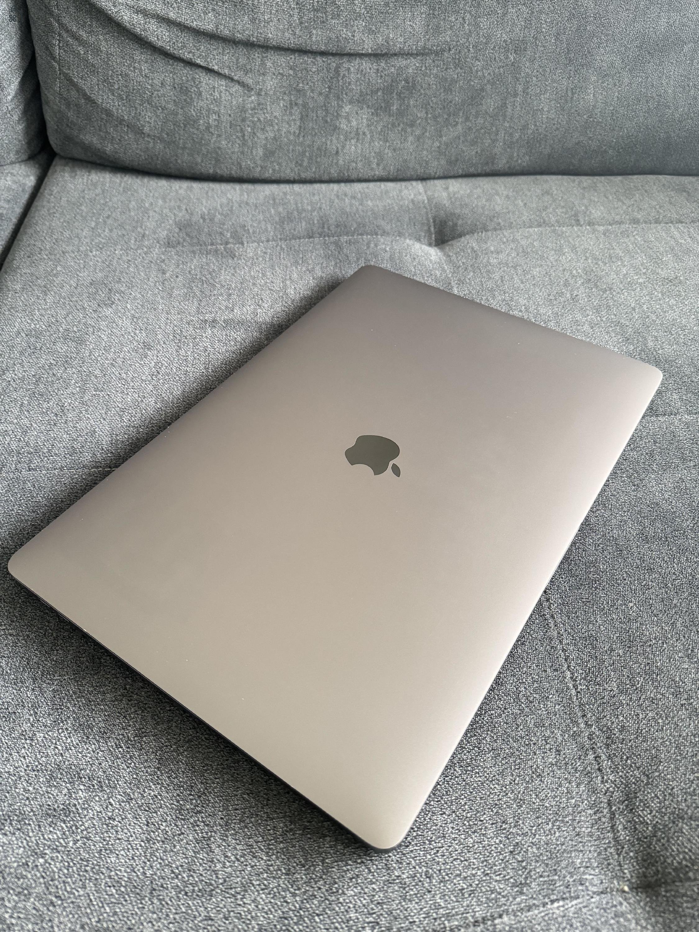 Eladó macbook pro 2019, i7, 32Gb, 512 ssd, KARCMENTES, touchbar, 166 ciklus