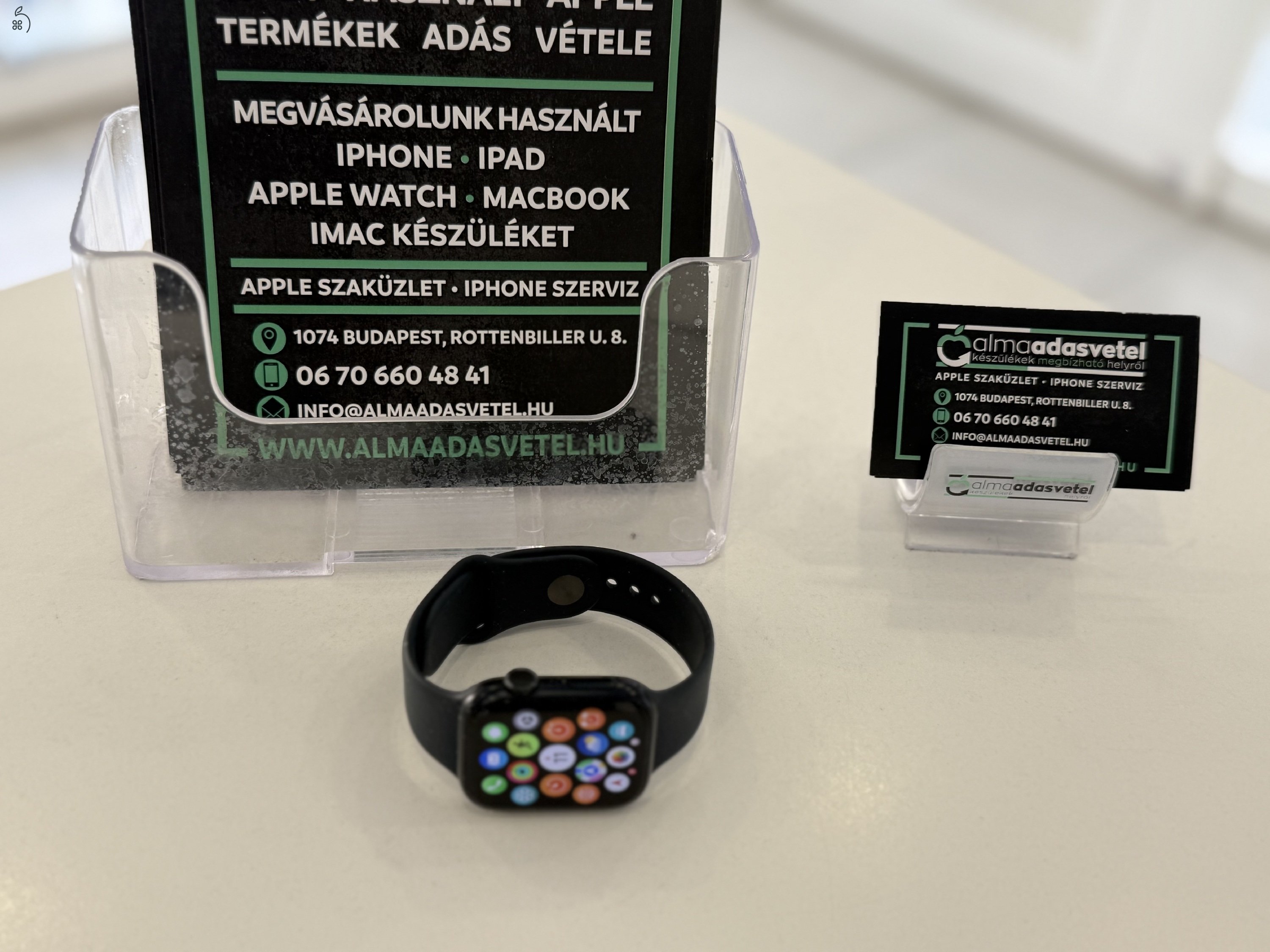 Apple Watch 8 45mm Használt/1-3 hónap gar./Akku 88%/p4036