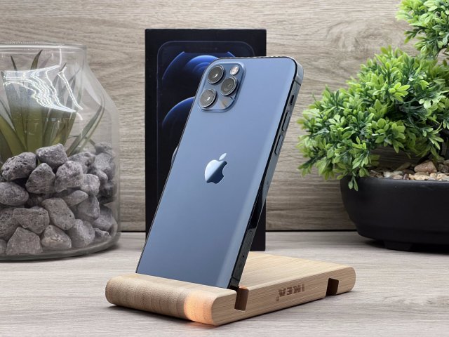 Hibátlan iPhone 12 Pro Pacific Blue 128GB 2 ÉV Garanciával Számlával Aksi 100%