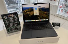 MacBook Air M3 Megkímélt/8GB/256ssd/2025.06.04.Apple Gar./Akku 100%/p4040