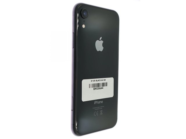 !! 1 ÉV GARANCIA !! iPhone XR Black 64 GB – BM20644 – 100% AKKU