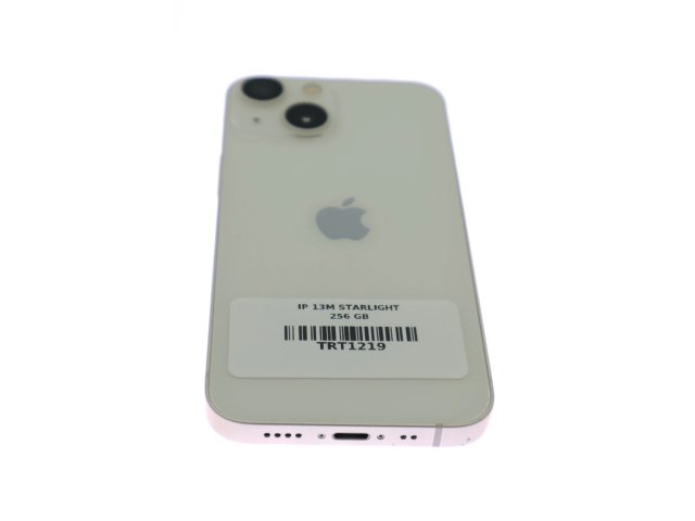 !! 1 ÉV GARANCIA !! iPhone 13 Mini Starlight 256 GB – TRT1219 – 100% AKKU