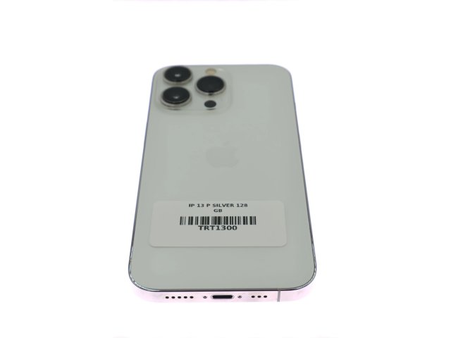 !! 1 ÉV GARANCIA !! iPhone 13 Pro Silver 128 GB – TRT1300 – 100% AKKU