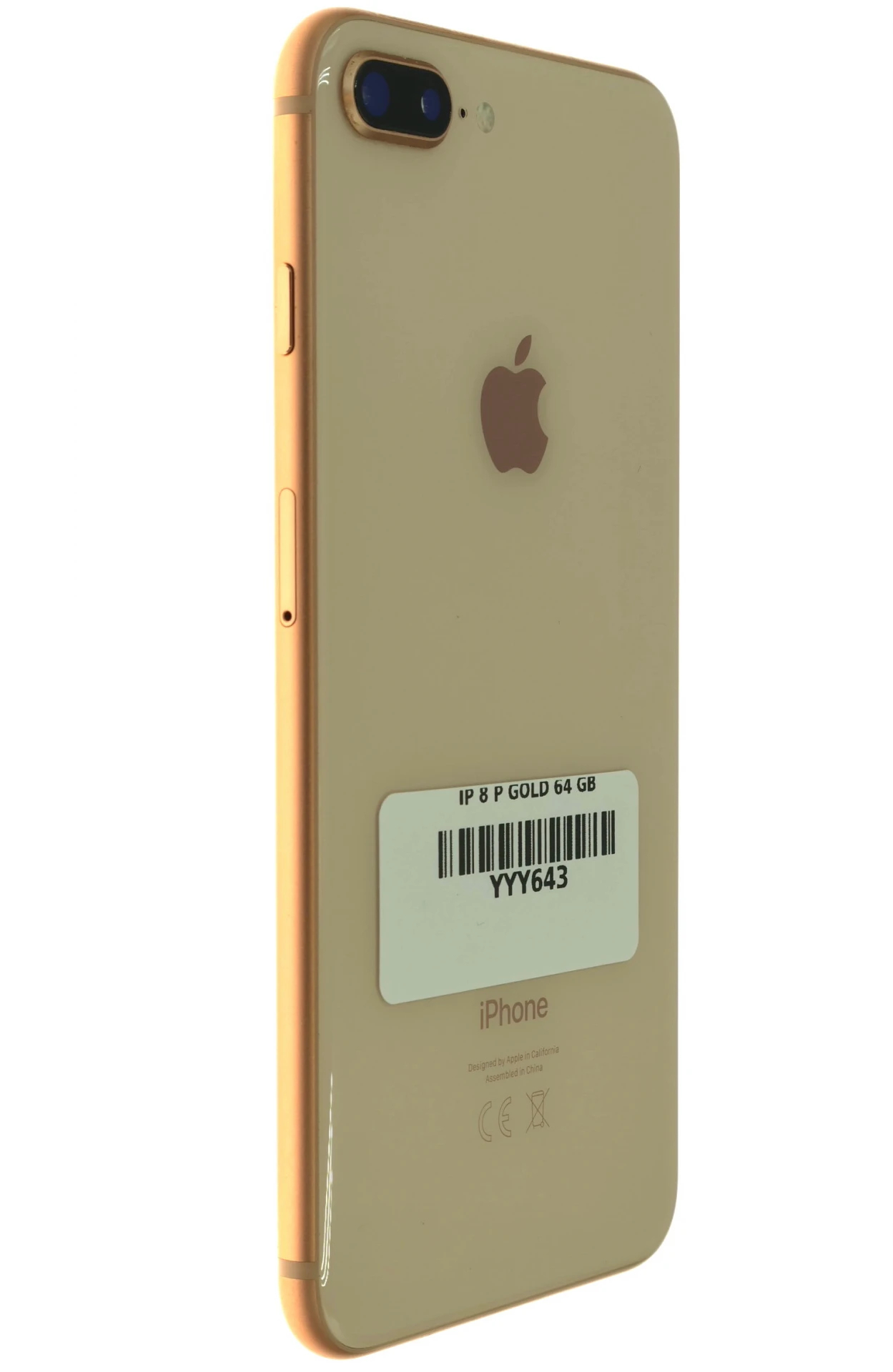 !! 1 ÉV GARANCIA !! iPhone 8 Plus Gold 64 GB – YYY643 – 100% AKKU