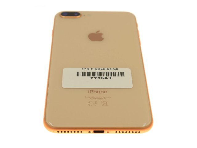 !! 1 ÉV GARANCIA !! iPhone 8 Plus Gold 64 GB – YYY643 – 100% AKKU