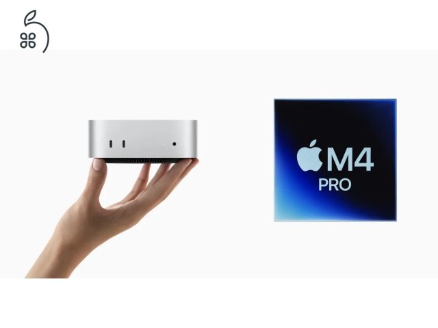 Mac mini M4 Pro 12cCPU/16cGPU / 24GB / 512GB - Csak 1db! 