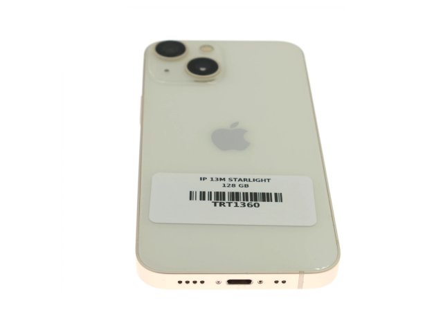 !! 1 ÉV GARANCIA !! iPhone 13 Mini Starlight 128 GB – TRT1360 – 100% AKKU