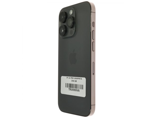 !! 1 ÉV GARANCIA !! iPhone 14 Pro Graphite 256 GB – TRU090VA – 100% AKKU