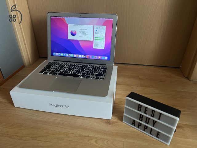 2017 MacBook Air 13 / i5 / 8GB / 128GB SSD / Magyar / 88% Aksi / Korrekt Áron Eladó ! ! !