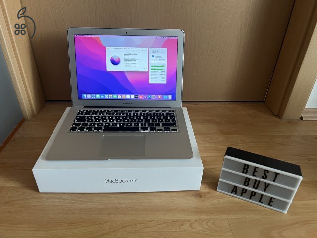 2017 MacBook Air 13 / i5 / 8GB / 128GB SSD / Magyar / 88% Aksi / Korrekt Áron Eladó ! ! !