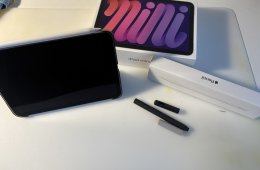 Ipad Mini 6 Wifi lila 64 GB Appla Pencil 2 + tokok, tökéletes állapot