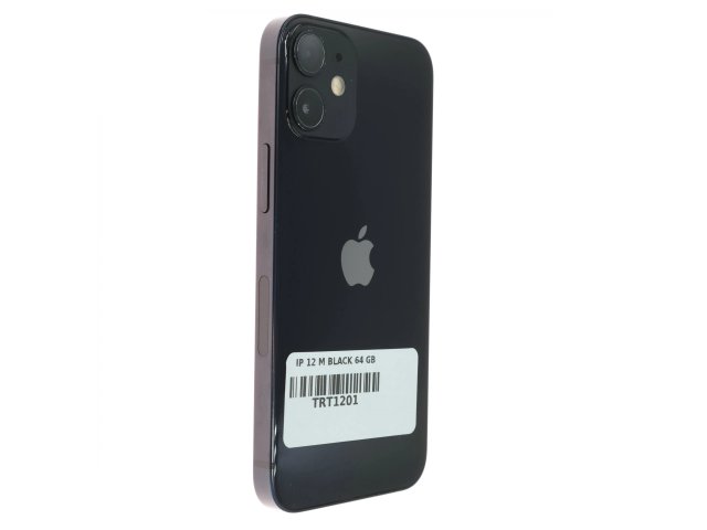 !! 1 ÉV GARANCIA !! iPhone 12 Mini Black 64 GB – TRT1201 – 100% AKKU