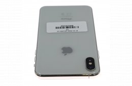 !! 1 ÉV GARANCIA !! iPhone XS Max Silver 64 GB – BM20598 – 100% AKKU