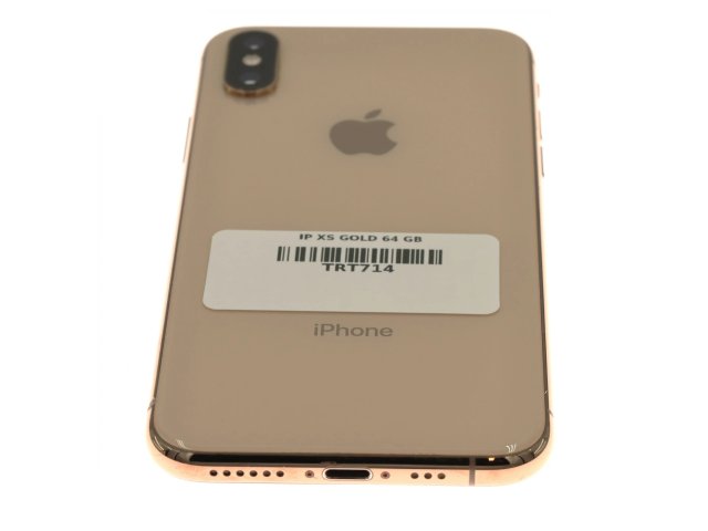 !! 1 ÉV GARANCIA !! iPhone XS Gold 64 GB – TRT714 – 100% AKKU