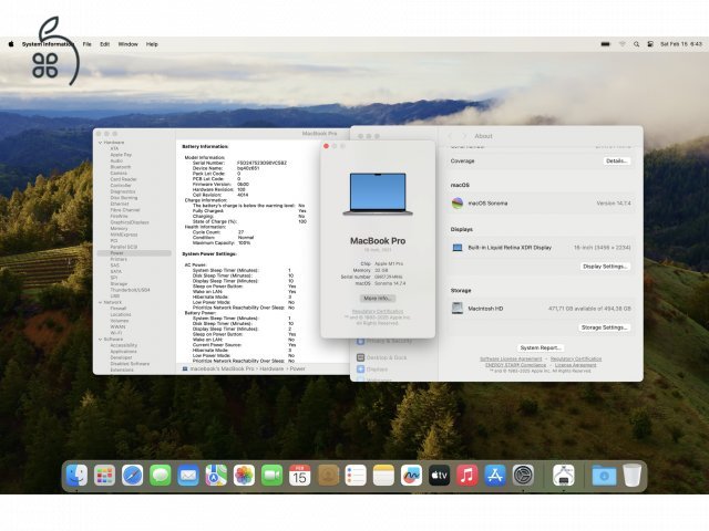 AKKU 100% - MacBook Pro 16