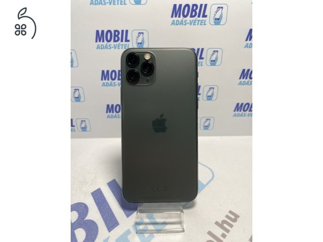 Apple iPhone 11 Pro 64 GB Midnight Green - akku 100% - 12 hó garancia 