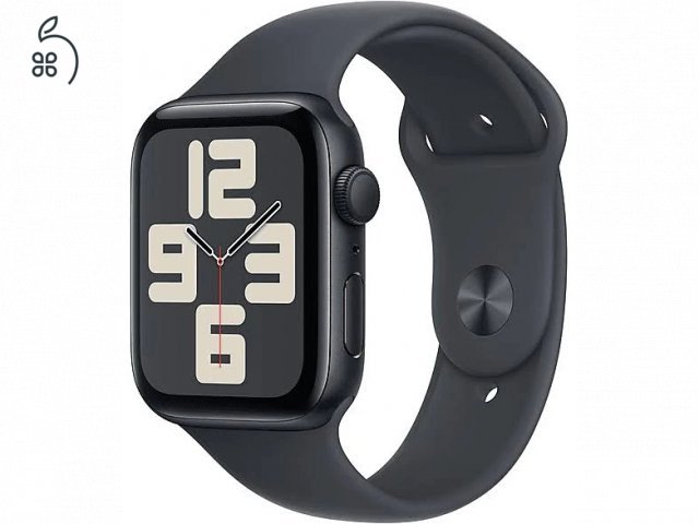 Apple Watch SE 2 44mm Midnight GPS - ÚJ BONTATLAN, 1 ÉV GARI