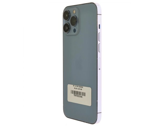 !! 1 ÉV GARANCIA !! iPhone 13 Pro Max Sierra Blue 128 GB – TRT052VA – 100% AKKU