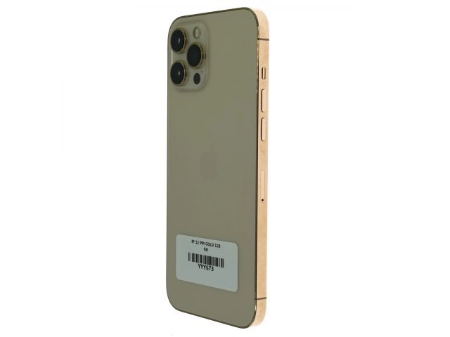 !! 1 ÉV GARANCIA !! iPhone 12 Pro Max Gold 128 GB – YYY673 – 100% AKKU