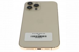 !! 1 ÉV GARANCIA !! iPhone 12 Pro Max Gold 128 GB – YYY673 – 100% AKKU