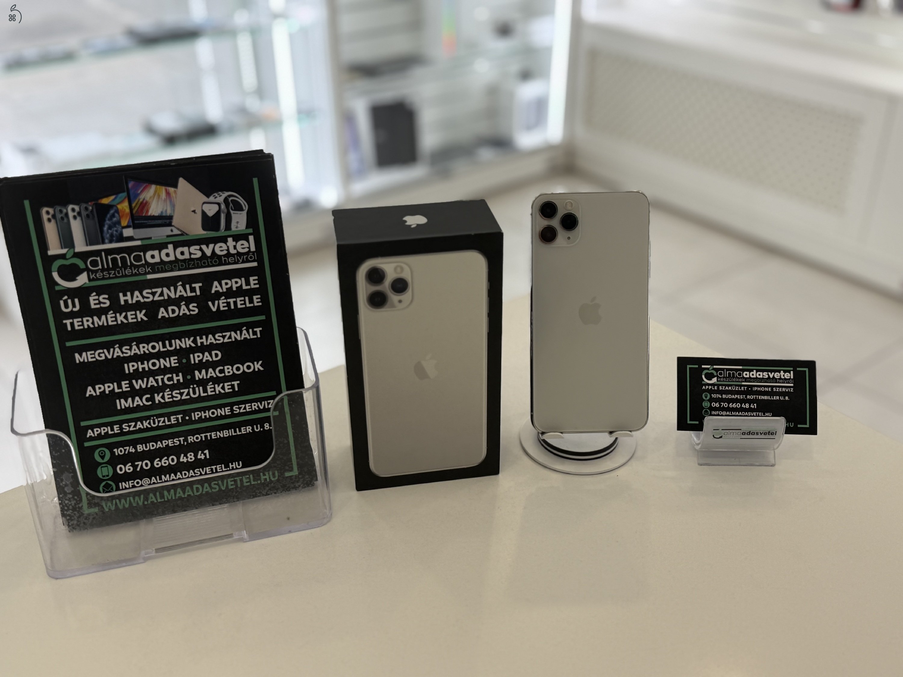 iPhone 11 Pro Max 256GB Független Újszerű/1-3 hónap gar./Akku 100%/p4062