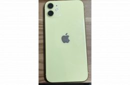 iPhone 11 - 64 Gb - 80% Akku - Sárga - kártyafüggetlen