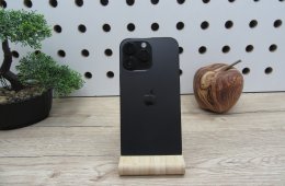 Apple iPhone 14 Pro Max - Space Black - Használt, kijelző karcos
