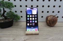 Apple iPhone 14 Pro Max - Space Black - Használt, kijelző karcos