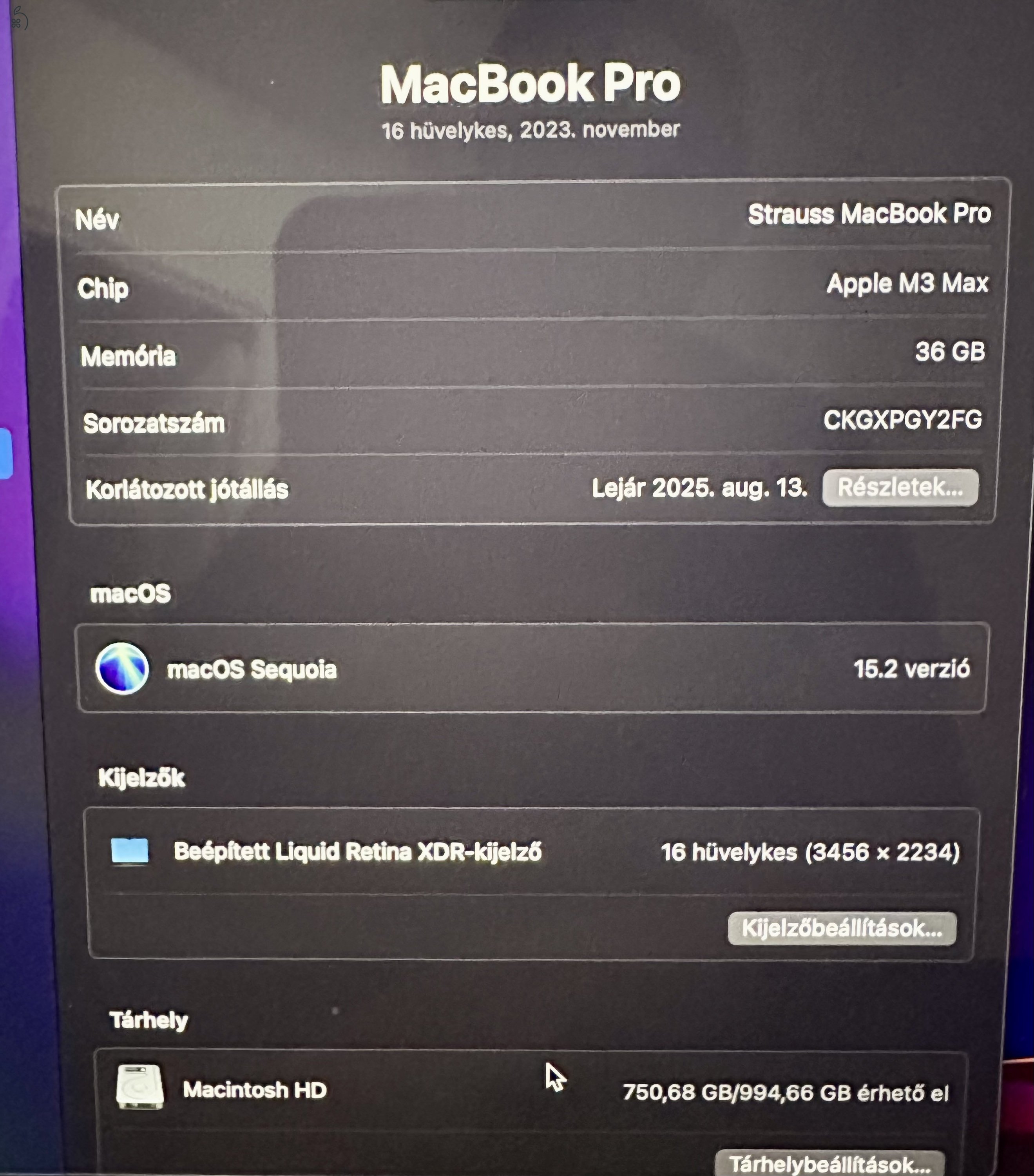 MacBook pro 16