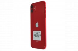 !! 1 ÉV GARANCIA !! Apple iPhone 11 64 GB PRODUCT RED – 100% akku – 12 HÓ GARANCIA