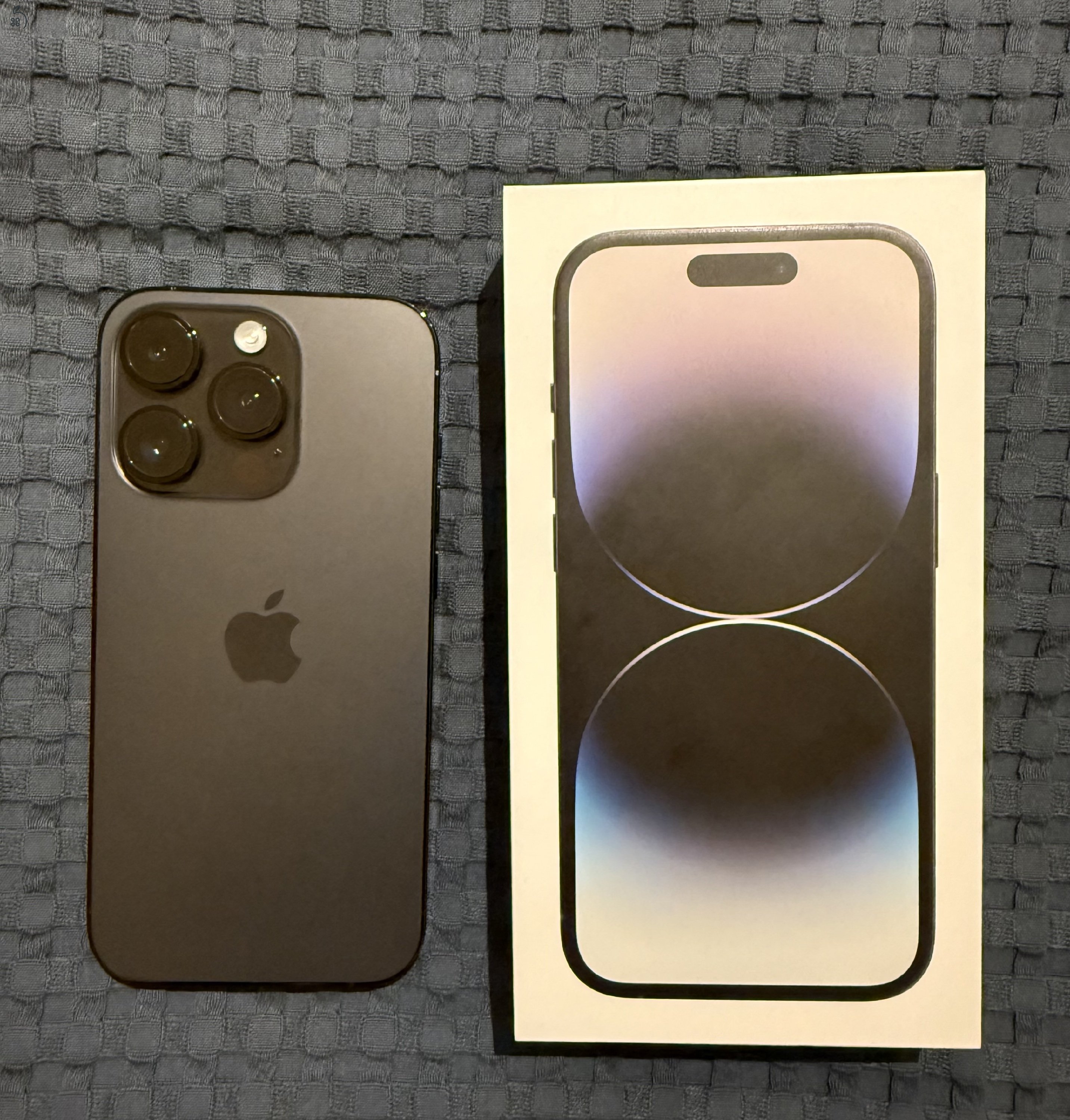 Eladó iphone 14 Pro Space Black 256 GB kártyafüggetlen