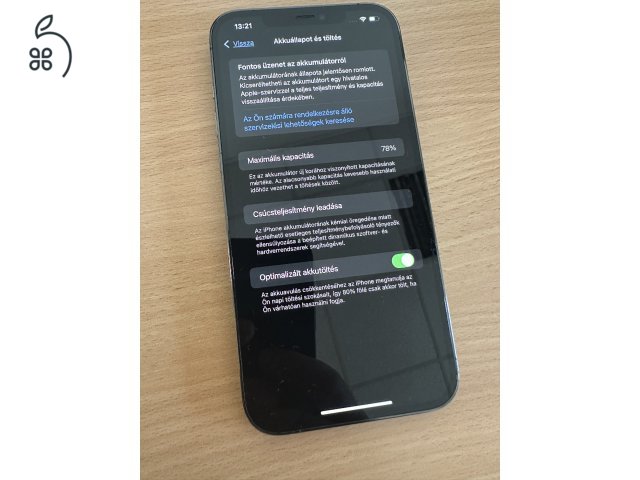 Eladó iphone 12 Pro Max 512 GB + Eredeti Apple tok