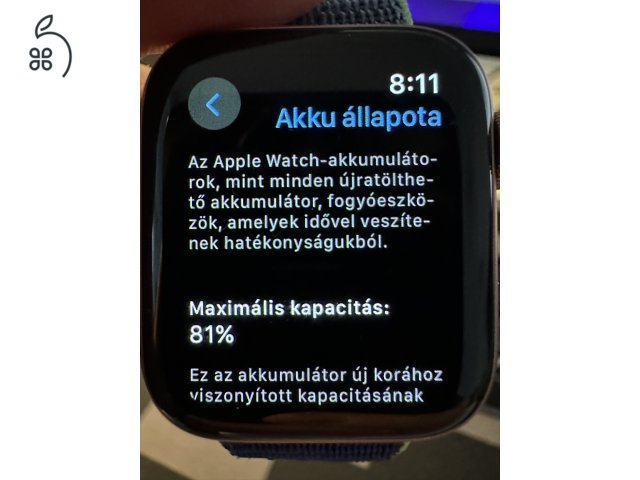 Gold | Apple Watch Series 4, GPS, alumínium, 40 mm | Akkumulátor: 81%