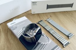 Apple Watch 9 LTE Stainless Steel 45m Silver - Karcmentes - Garanciális - 100% akku - Link Bracelet