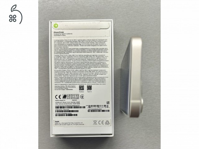 Eladó Iphone 13 mini Starlight, 256 GB, kártya független, kitűnő  állapotú, karcmentes, gyári tartozékok, tok, üvegfólia, származási garancia. 