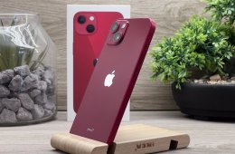 iPhone 13 Red 128GB 2 ÉV Garanciával Számlával Aksi 100%