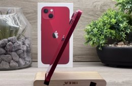 iPhone 13 Red 128GB 2 ÉV Garanciával Számlával Aksi 100%