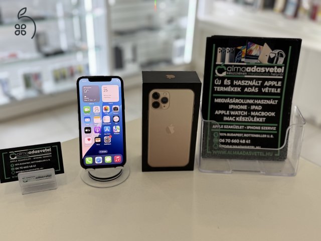 iPhone 11 Pro 64GB Független Megkímélt/1-3 hónap gar./Akku 100%/p4087