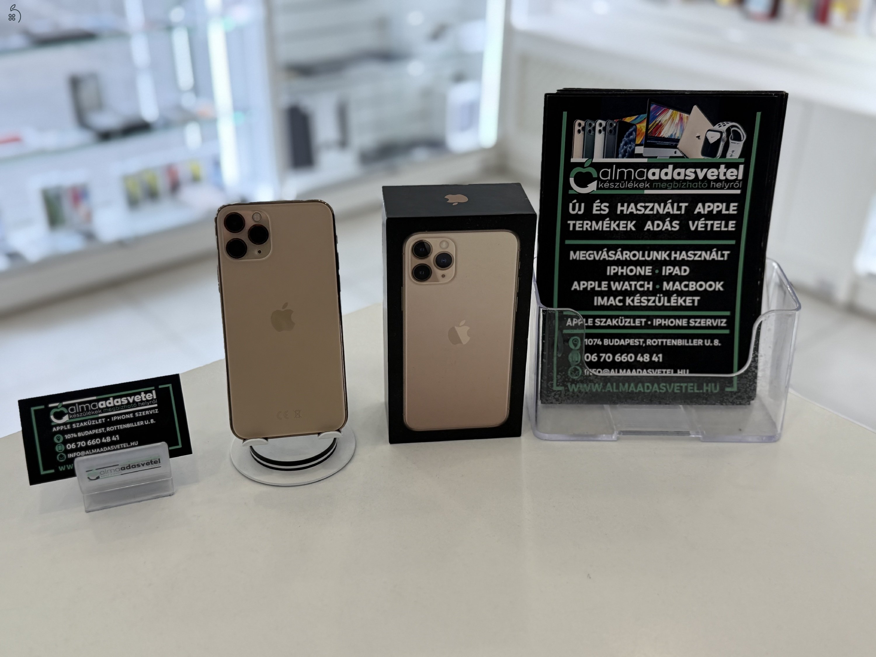 iPhone 11 Pro 64GB Független Megkímélt/1-3 hónap gar./Akku 100%/p4087