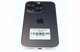 !! 1 ÉV GARANCIA !! Apple iPhone 14 Pro 128 GB Deep Purple 100%