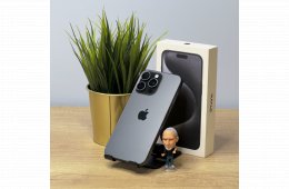 MacSzerez.com - iPhone 15 Pro / 128GB / Black Titanium / Garancia!