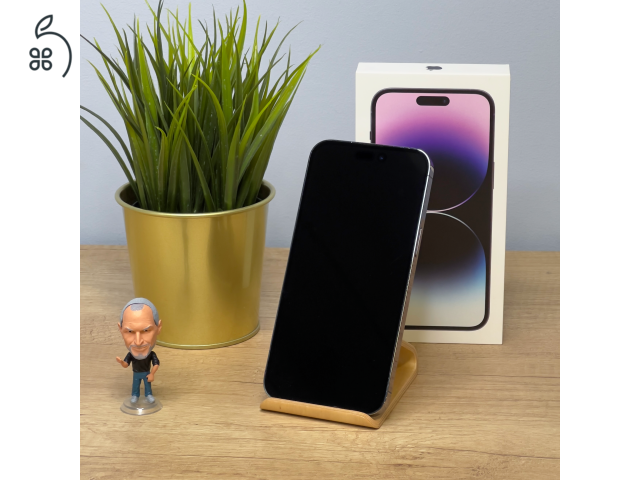 MacSzerez.com - iPhone 14 Pro / 128GB / Purple szín / Garanciában cserélt új készülék! / Garancia!