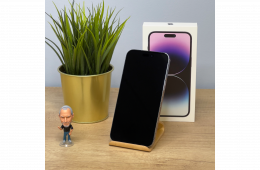 MacSzerez.com - iPhone 14 Pro / 128GB / Purple szín / Garanciában cserélt új készülék! / Garancia!