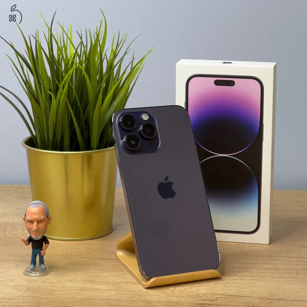 MacSzerez.com - iPhone 14 Pro / 128GB / Purple szín / Garanciában cserélt új készülék! / Garancia!