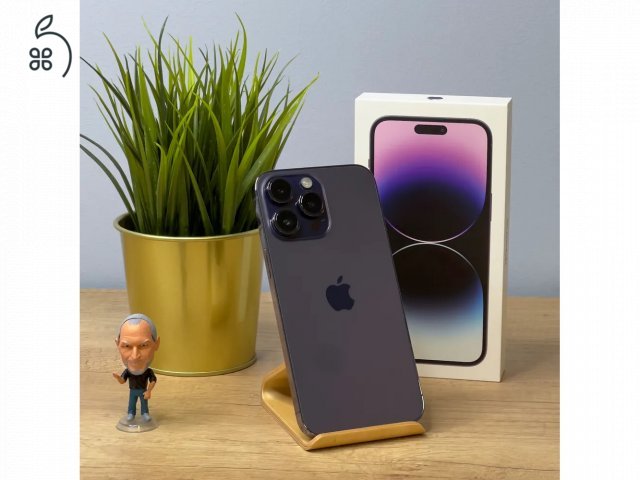 MacSzerez.com - iPhone 14 Pro / 128GB / Purple szín / Garanciában cserélt új készülék! / Garancia!