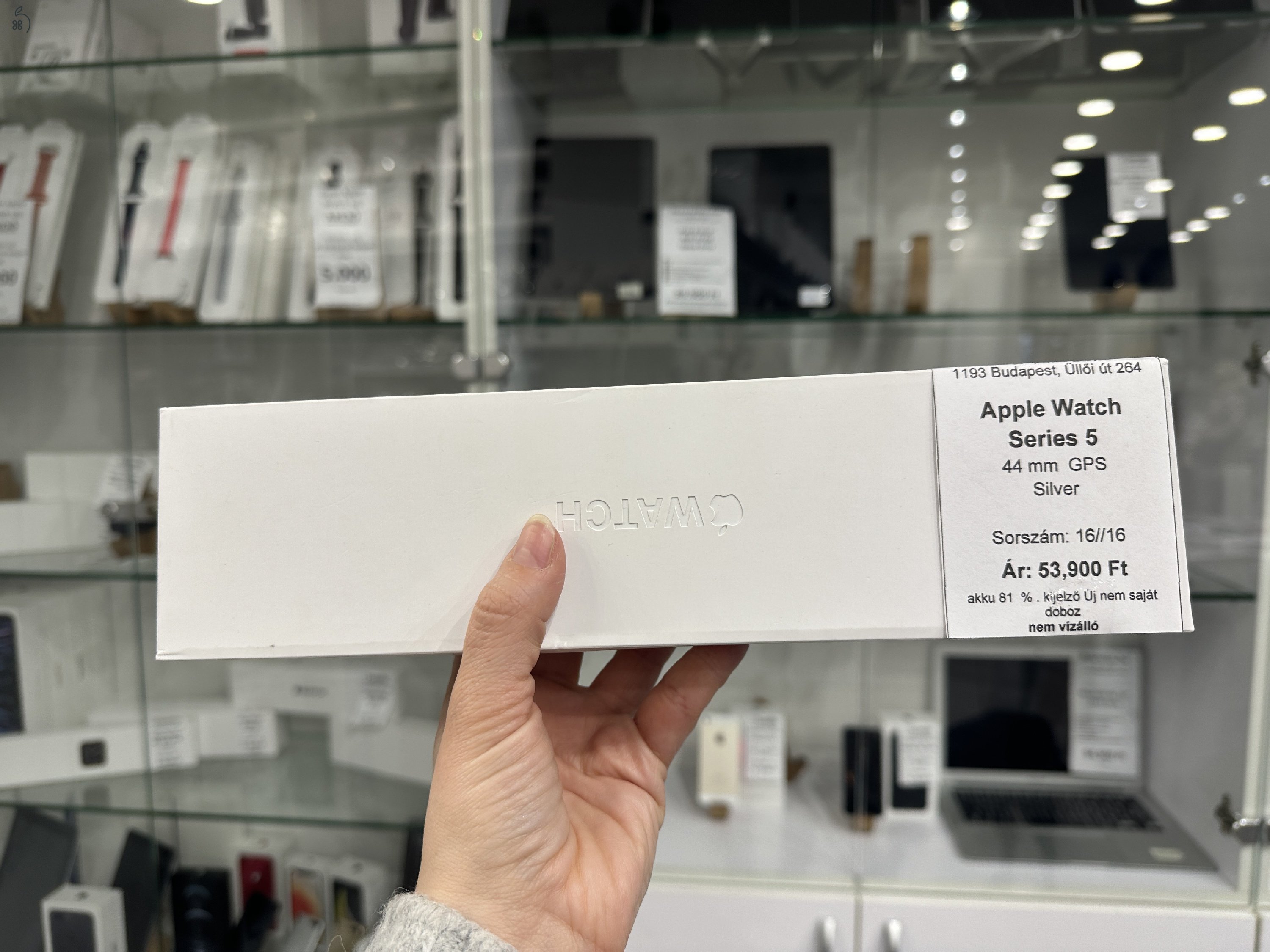 Apple Watch Series 5 44 mm GPS space grey új kijelzővel (16/16) iSzerelés.hu